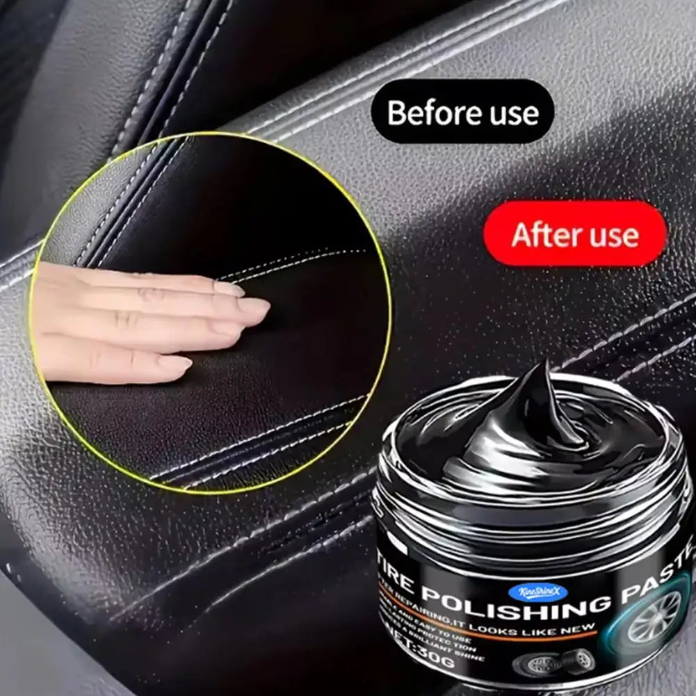 Car Interior Scratch Repair Cream — Plastic Polishing Wax for Dashboard & Trim