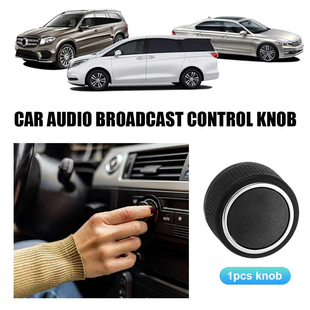 1/2Pcs Car Rear Radio Audio Volume Control Knob Replacement for Chevrolet Silverado Tahoe GMC Acadia Sierra Yukon 2007-2013