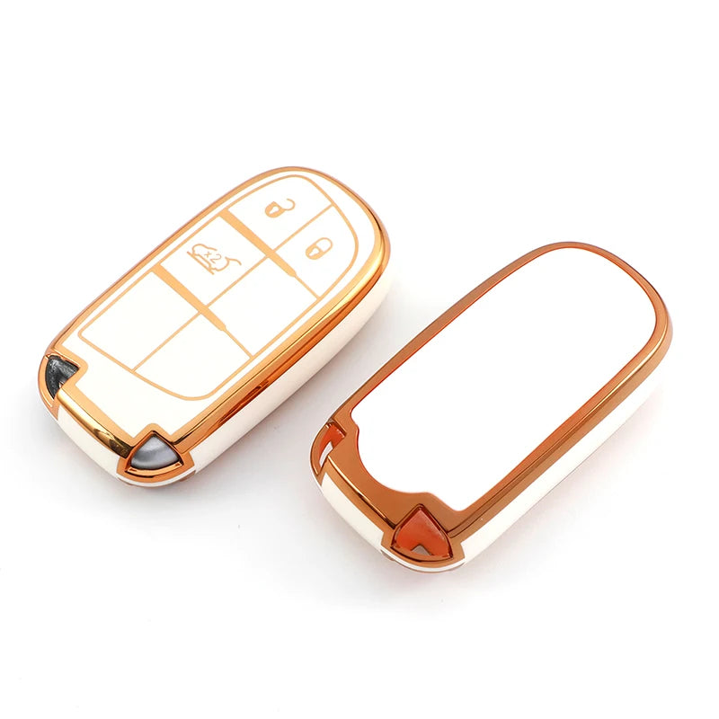 TPU Key Fob Shell Cover — Dodge RAM 1500/Journey/Charger/Dart/Challenger/Durango, Jeep & Fiat