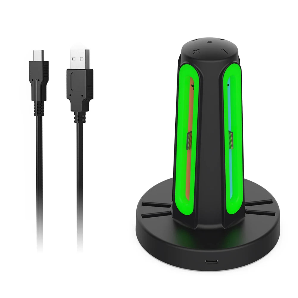 Controller Charger Dock for Nintendo Switch 2 Joycons Charging Stand Station for Nintendo Switch Accessories Support 4 Joy-con