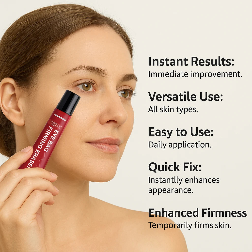 Eye Bag Firming Eraser Instant Eye Lift Treatment Instantly Tightens & Smooths Eye Bags for Women, 20ml, Christmas Gifts