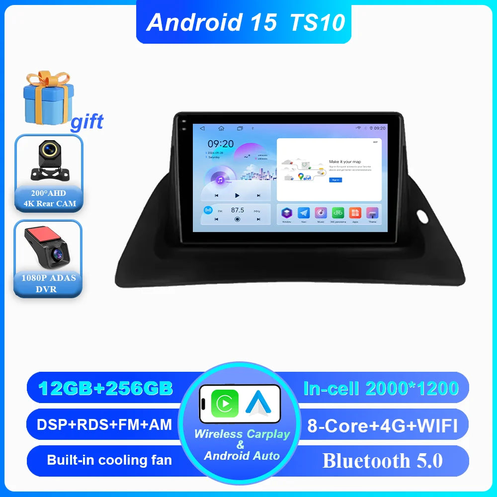 Android Car Stereo for Renault Kangoo (2008–2018) — CarPlay, Android Auto, GPS Navigation, Head Unit