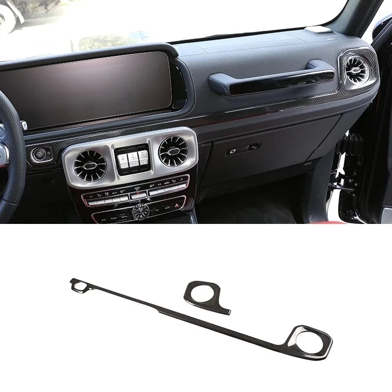 Dry Carbon Fiber Shift Panel Cover for Mercedes G-Class 2019-2023
