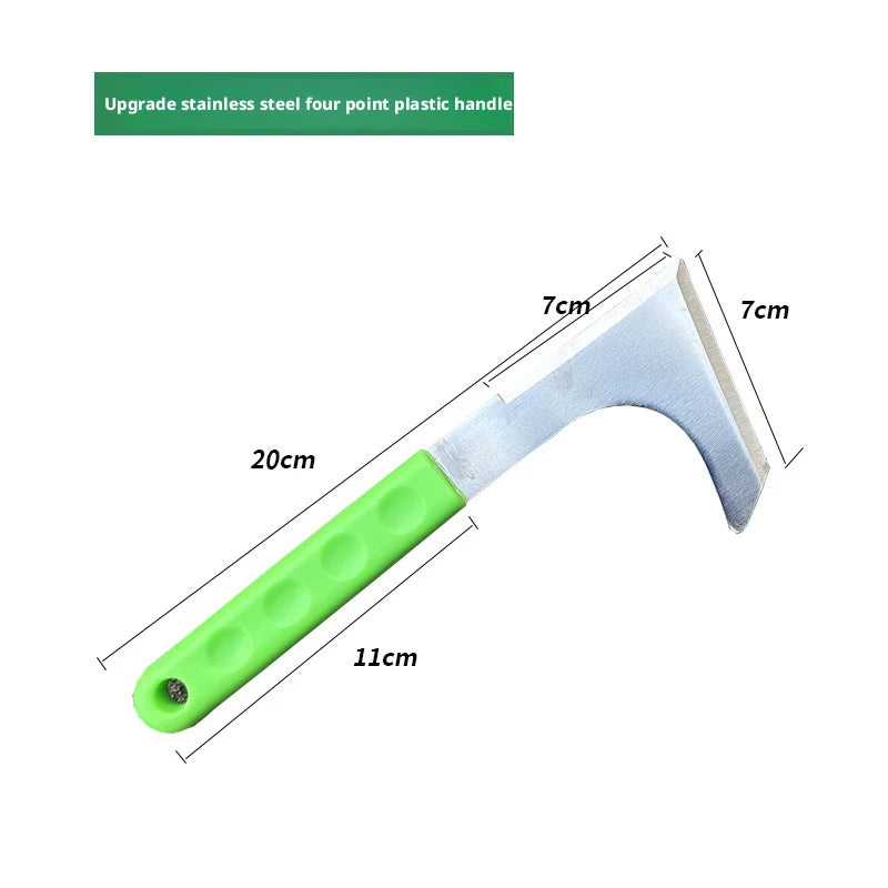 Weeding knife，gardening rake for root pulling,  root removal, crevice weeding， loosening soil and digging wild vegetables