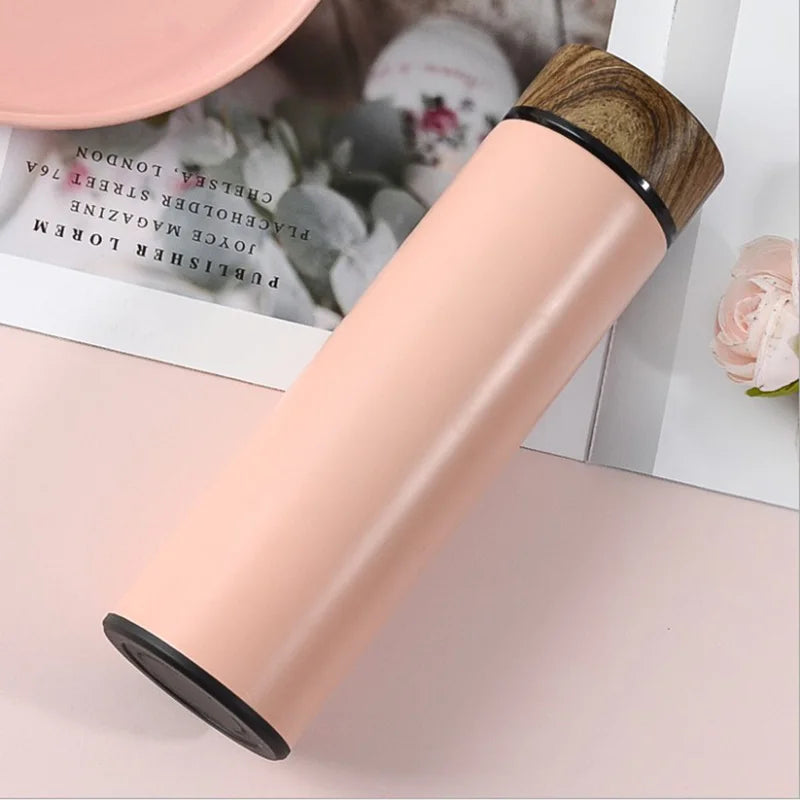 Logo Customize Thermos Mug Coffee Cup With Lid Thermocup Seal Stainless Steel Vacuum Flasks Thermo Mug For Car Water Bottles