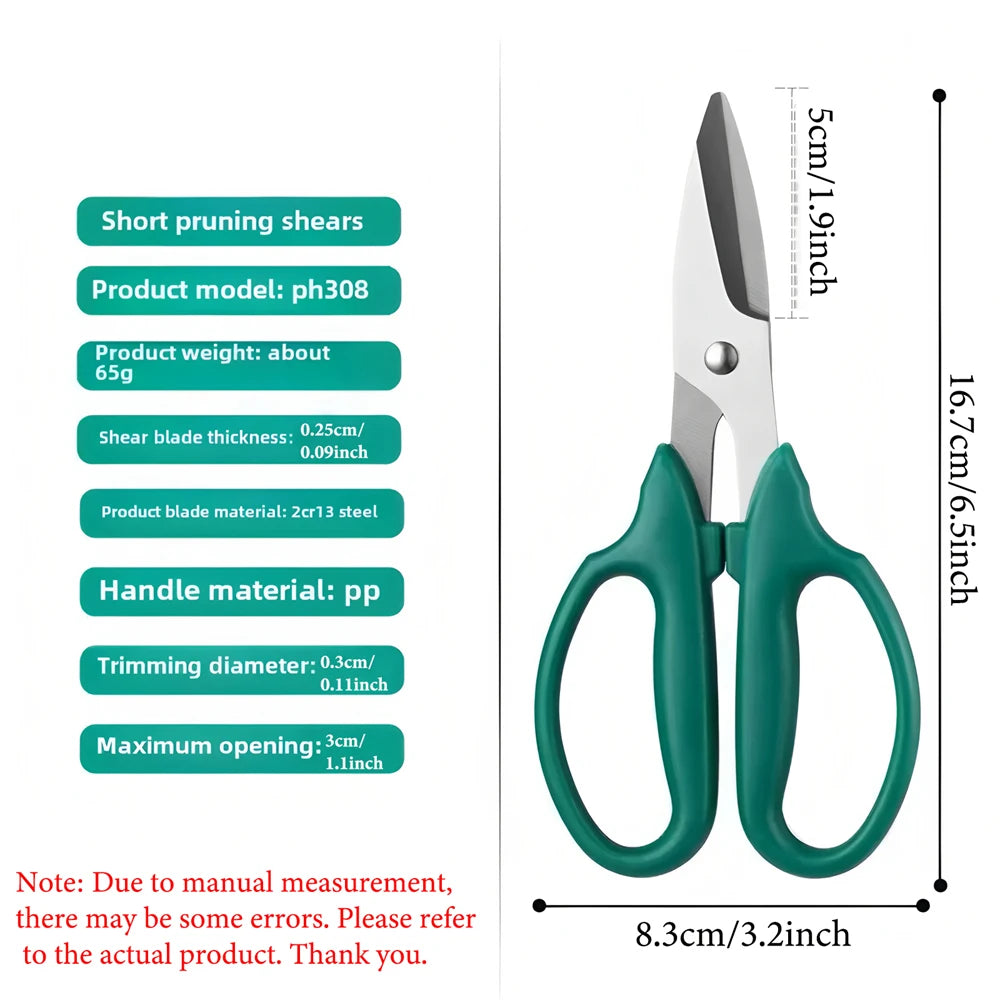 1/3PCS，Gardening Shears Flower Branch Scissors Stainless Steel Branch Scissor Flowers Shop Scissors Pruning Tool Garden Scissors