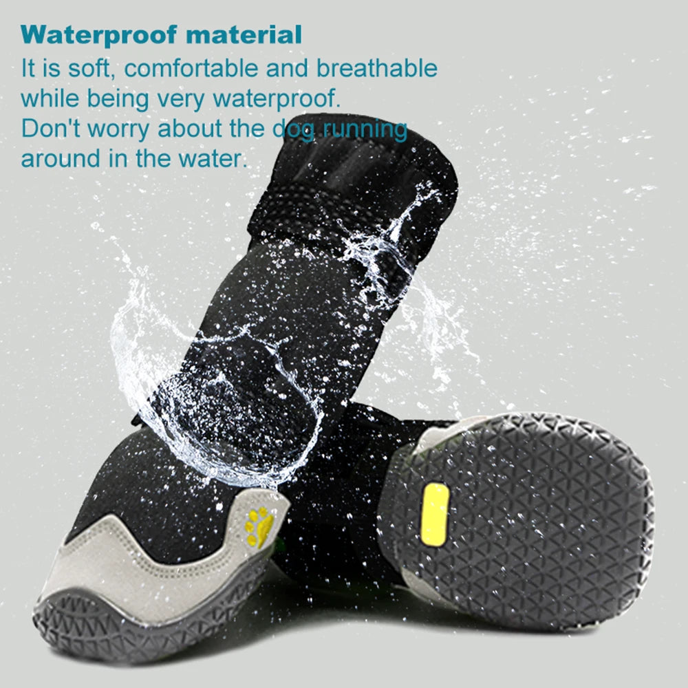 Non-Slip Dog Boots for Medium and Large Dogs - All-Weather Paw Protectors - photo 2