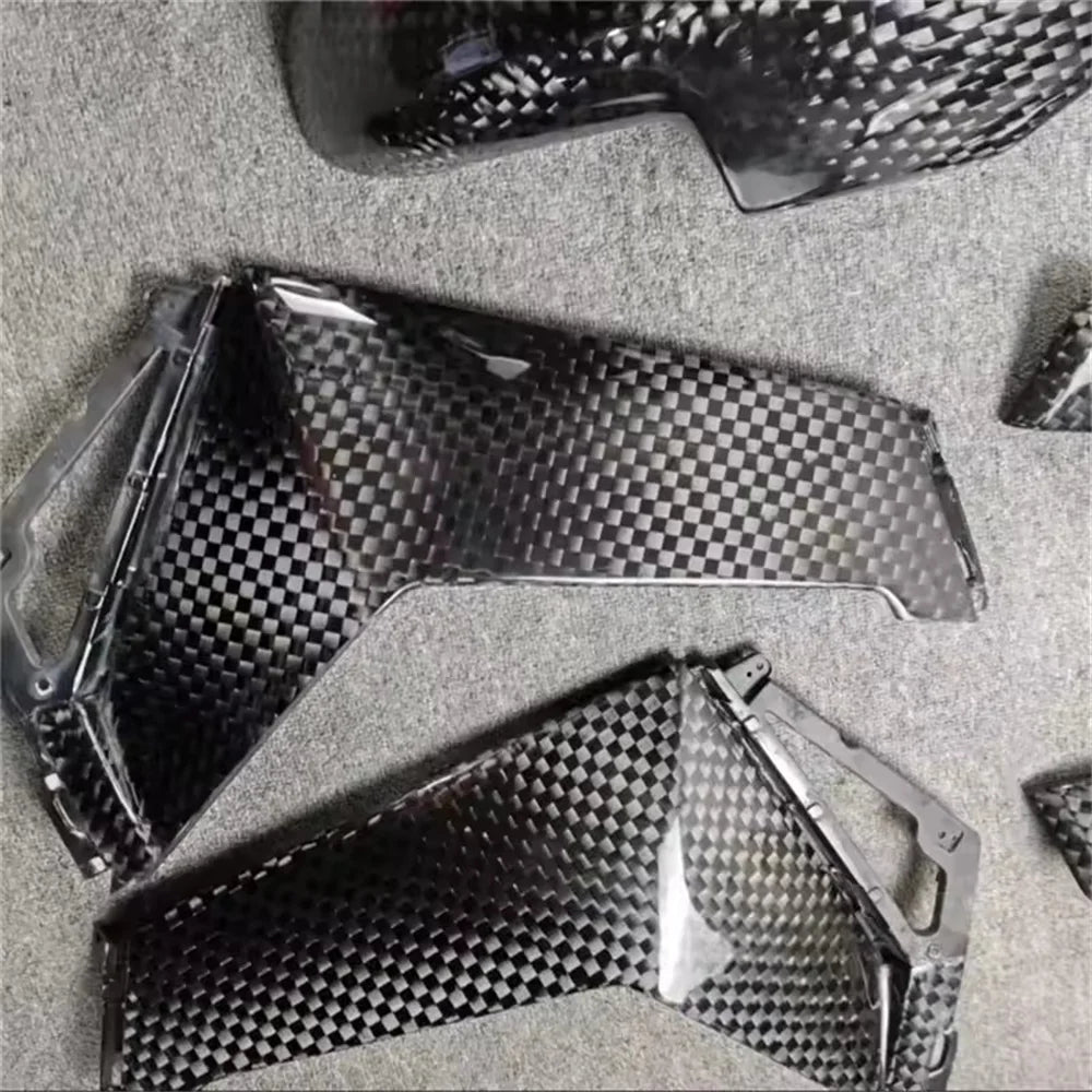 Forged Carbon Fiber Car Wrap — Hex &amp; Cosmic Diamond Vinyl Film