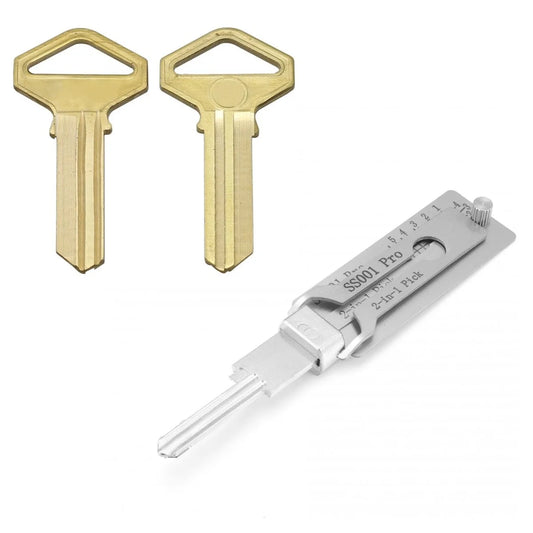 Lockpicking Lock Decoder SS001 O-ring Pickup Kit Pick Locksmith Tools Key Decoder Precision Hook Door Maintenance Repair Tools