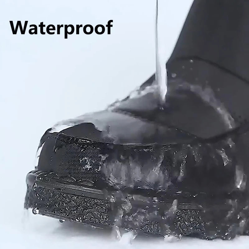 Women's Plush Lined Snow Boots - Non-Slip Platform Ankle Winter Boots - photo 3