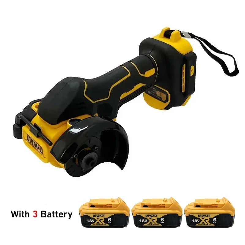 DEWALT Cordless Grinder Cutting Machine Grinding Polishing Machine Electric Diamond Cutting Grinder Power Tools Angle Grinder