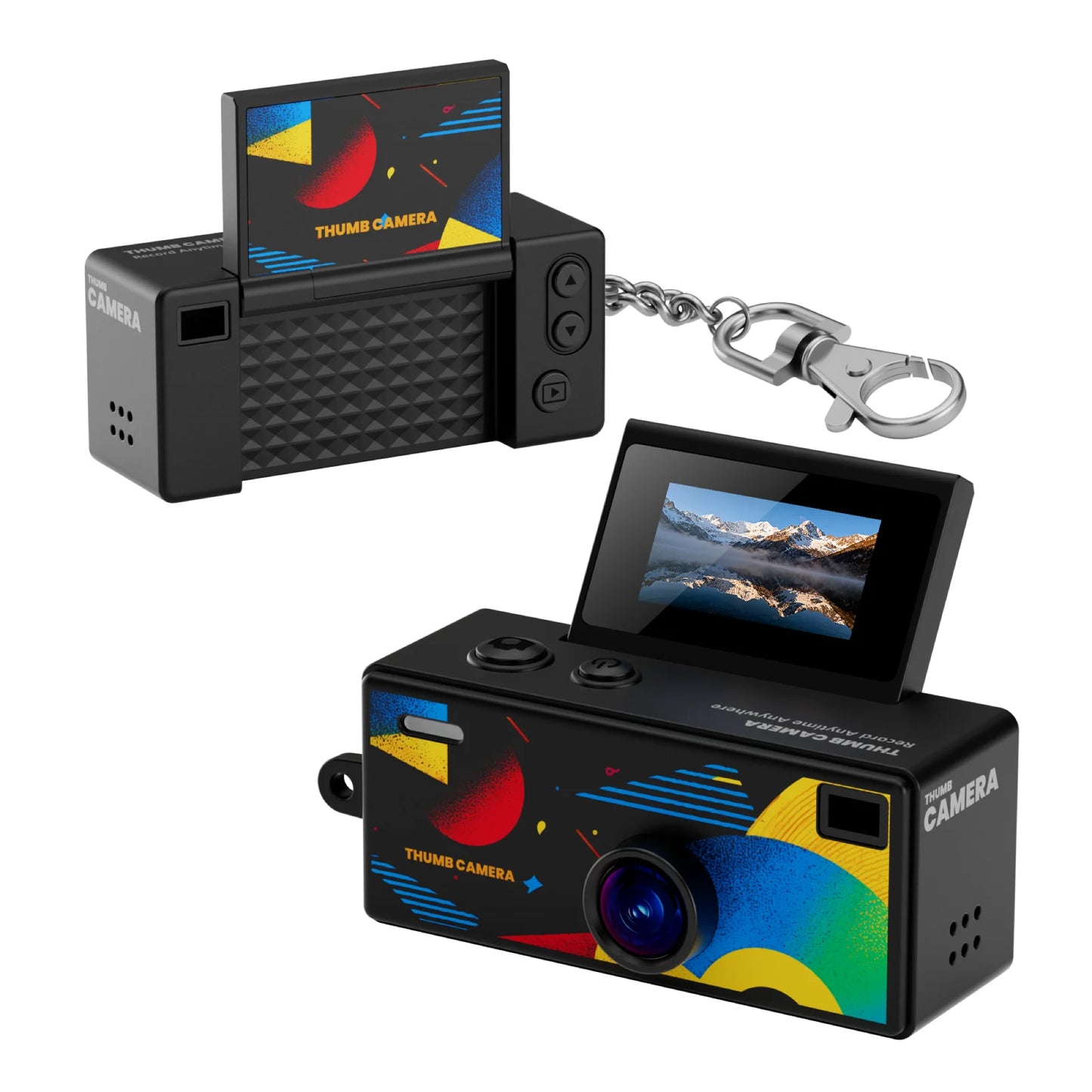 G62 Retro Keychain Camera — 1080P Kids' Camera with Flash