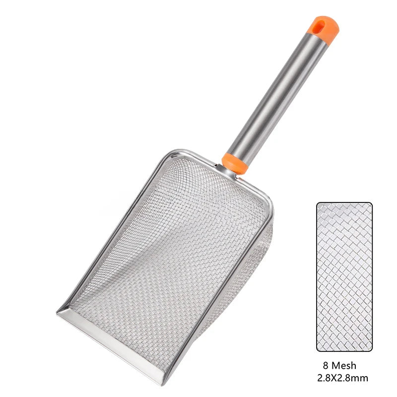 Fine Mesh Non-Stick Litter Scoop - Stainless Steel Sifter – photo 8