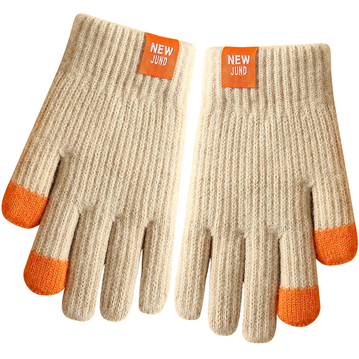 Kids Fleece Lined Knit Gloves - Winter School Gloves 6-12 Years - photo 5