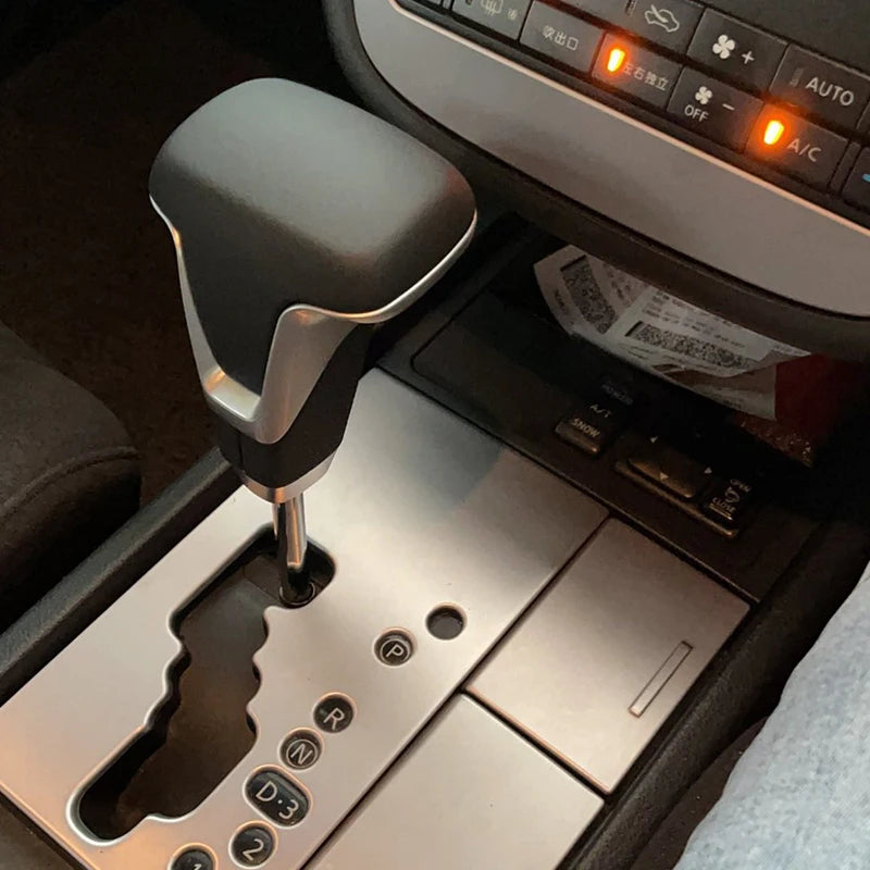For Toyota Land Cruiser 200 Crown Corolla Rav4 Gearbox Handle Leather Thread Car Automatic Transmission Gear Knob Gear Lever