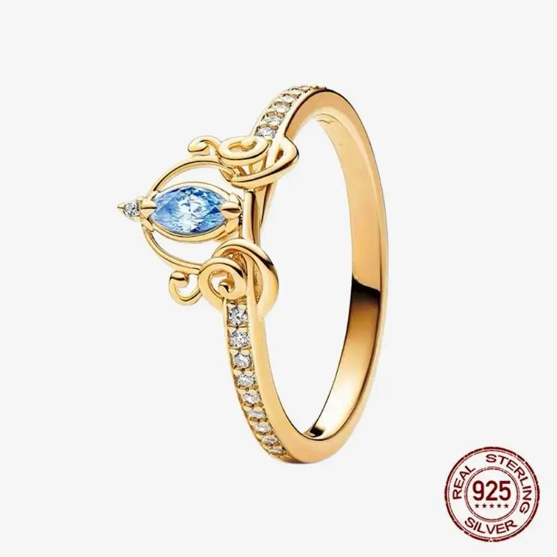 925 Sterling Silver Open Ring Style CZ Paved Heart Butterfly Flower Colorful Gemstone Ring For Women Daily Wear Jewelry Gift
