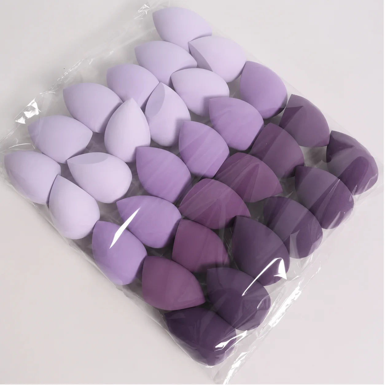 7Piece/18Piece Makeup Sponge Set, Suitable for Liquid BB Cream Powder Application, Makeup Egg Dry Wet Dual-Use Powder Puff