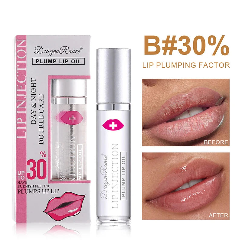 Instant Volumising Lip Plumper Oil Lip Enhancer Lip Gloss Plumping Serum Moisturizing Anti-Wrinkle Lipstick Sexy Lip Care Makeup