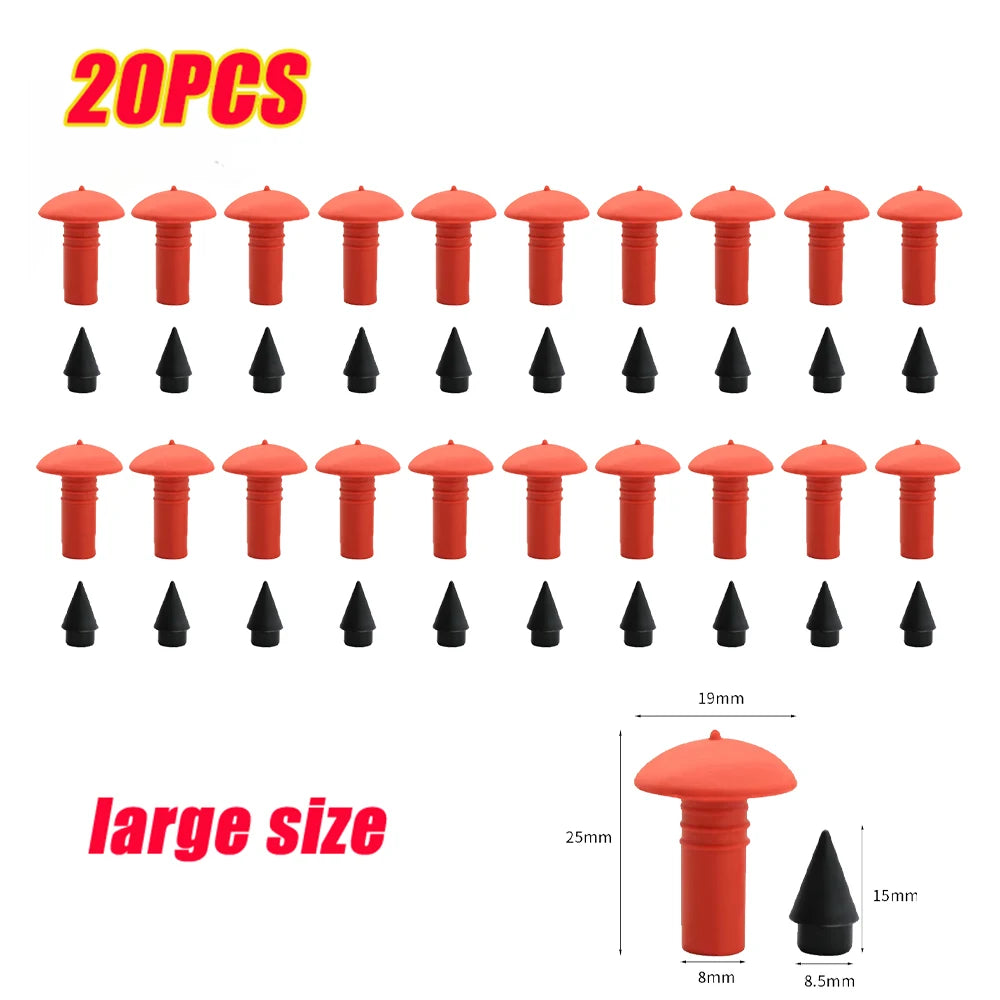 Professional Tire Repair Kit Tubeless Puncture Plug Gun for Car Motorcycle Heavy Duty Mushroom Plugs Emergency Seal Tool