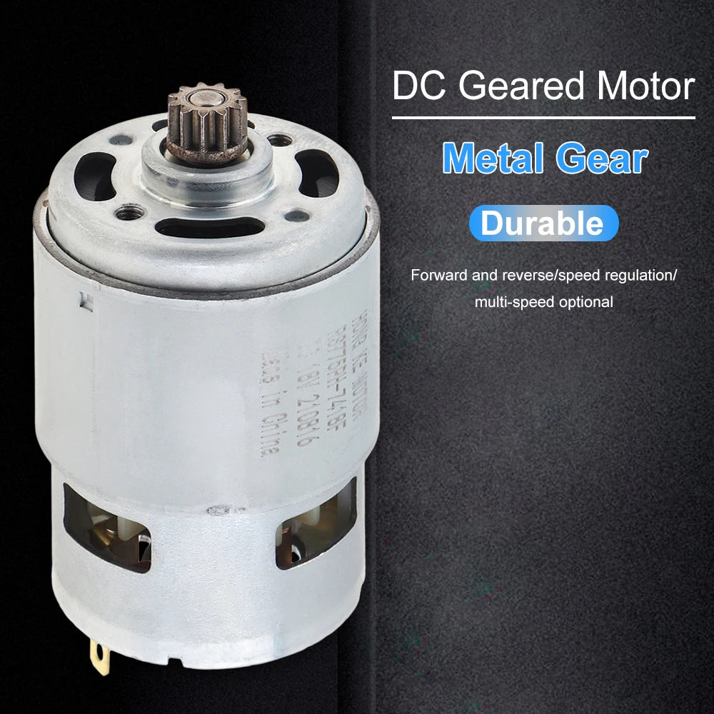 RS775 DC Motor High Power Reciprocating Saw Motor with 11Tooth Gear for Electric Saber Saw Handheld Cutting Lithium Electric Saw