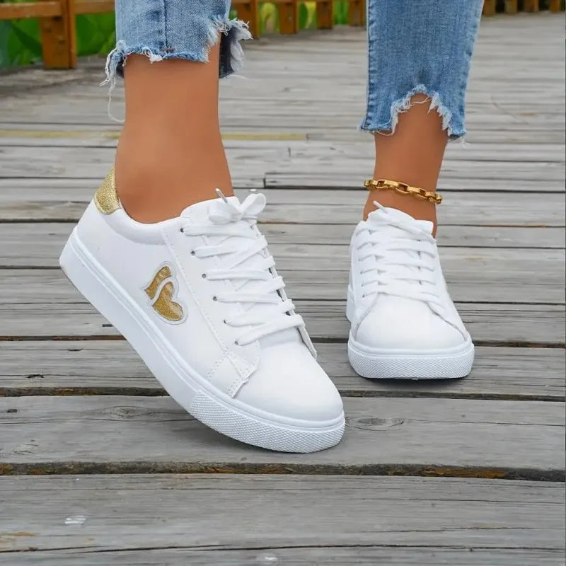 Breathable Canvas Sneakers for Women — Anti-Odor Low-Cut All-Season Shoes