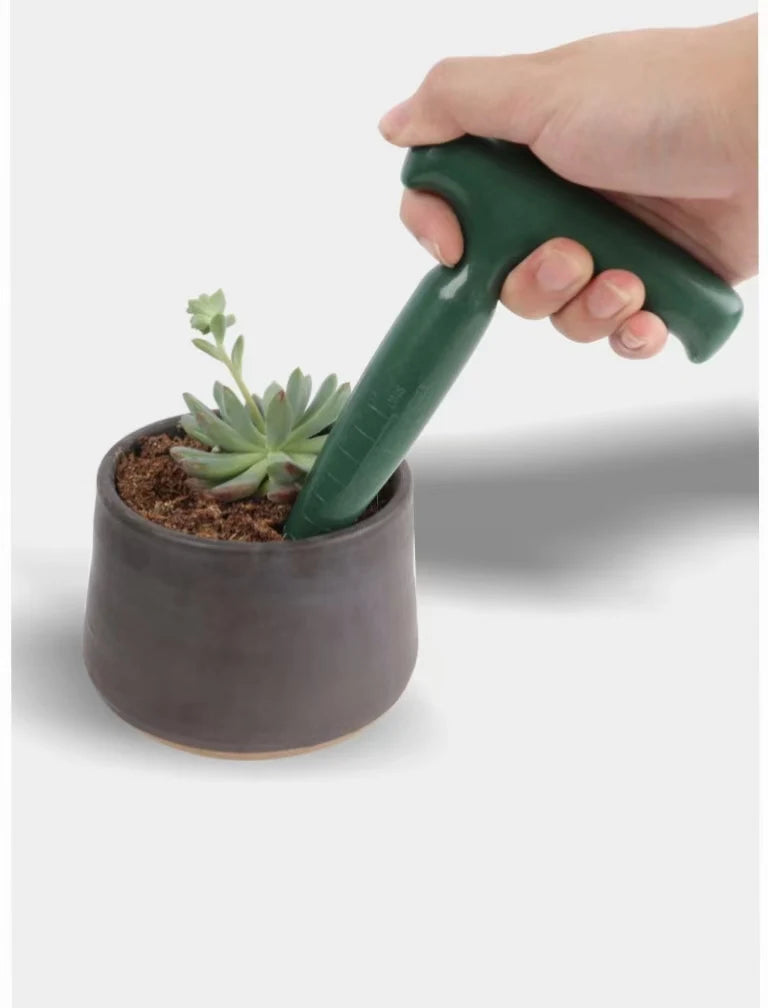 1pc Handheld Garden Hole Puncher Clear Scale Planting Tools Lightweight Digging Hole Tool Sowing Seeds Dispenser For Hole Diggin