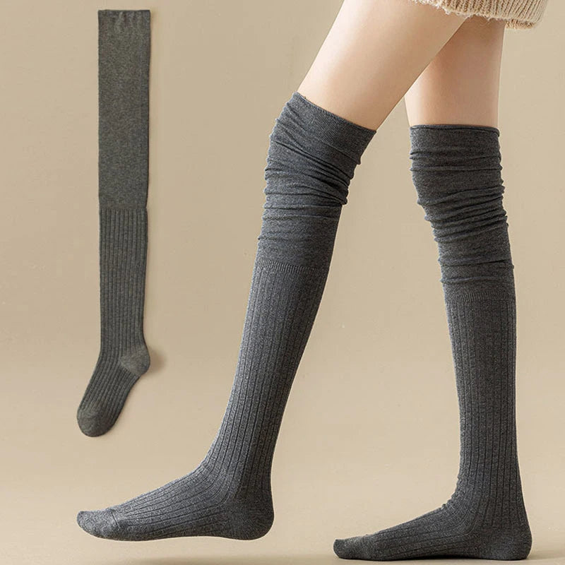 Women's Knee High Socks, 1 or 4 Pairs