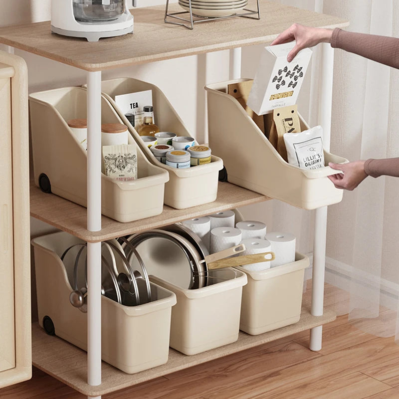 Slim Rolling Storage Box - Seasoning Bottle and Sundries Organizer - photo 3