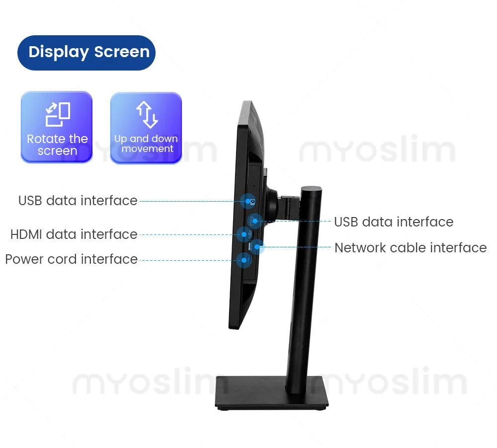 21.5 Inch 3D Facial Skin Analyzer Machine AI 8 Light Spectrum Skin Care Scanner for Business Hair Analysis Beauty Care