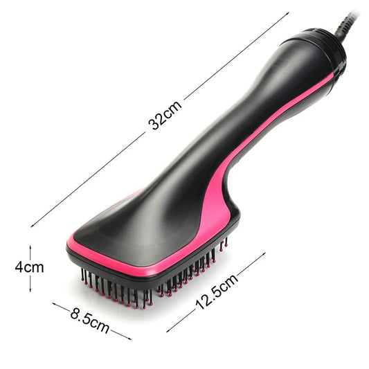 One-Step Hot Air Brush & Volumizer - 1000W Ion Blow Dryer Brush - photo 3