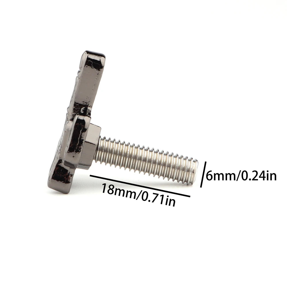 4Pcs Stainless Steel Universal License Plate Screws Kit, License Plate Fastener Kit, Finger License Plate Bolts For Car Truck
