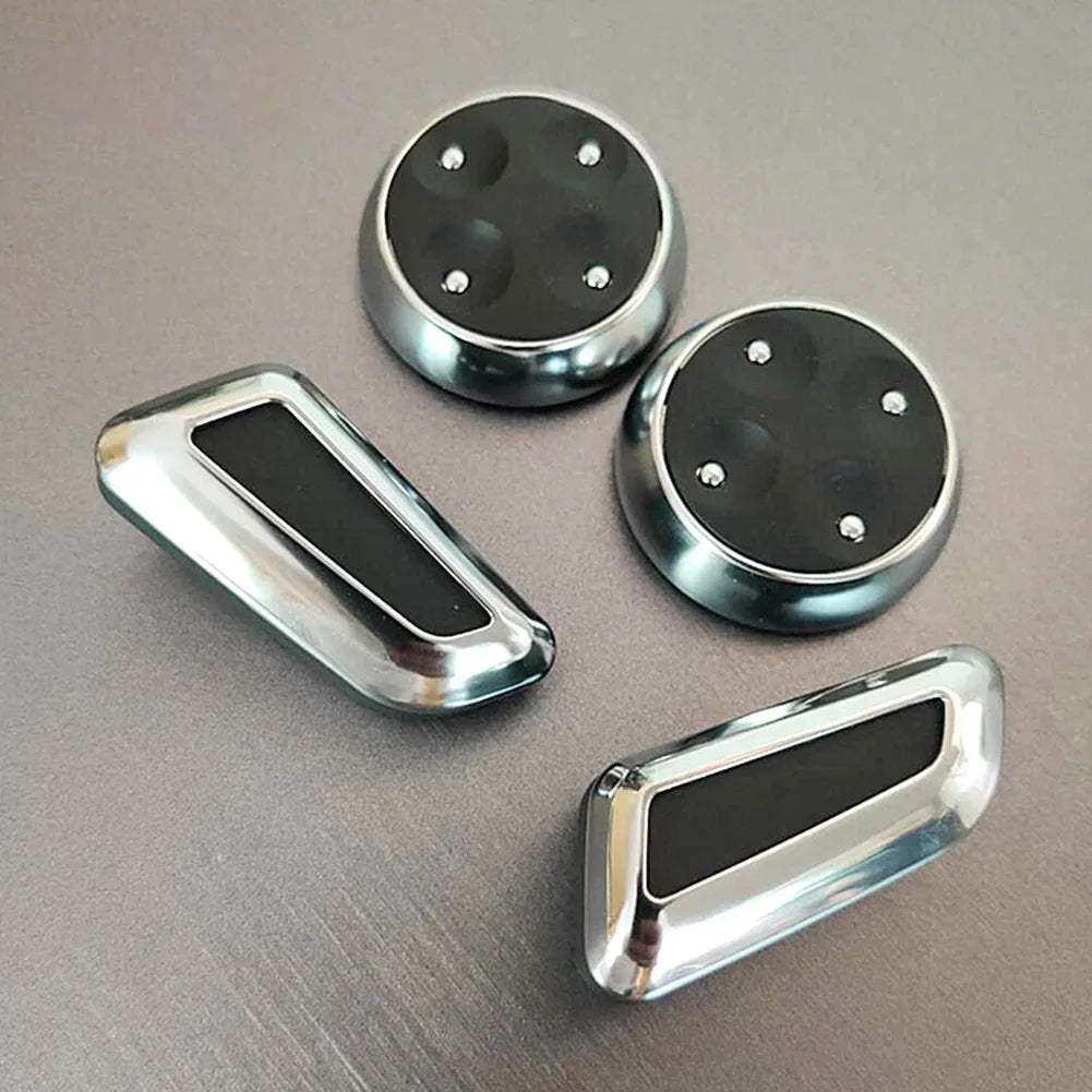 6Pcs Car Seat Adjustment Button Switch Cover Knob Trim for Audi A3 A4 A4L B8 A5 A6 A6L C6 C7 A7 Q3 Q5 Q5L Car Accessories