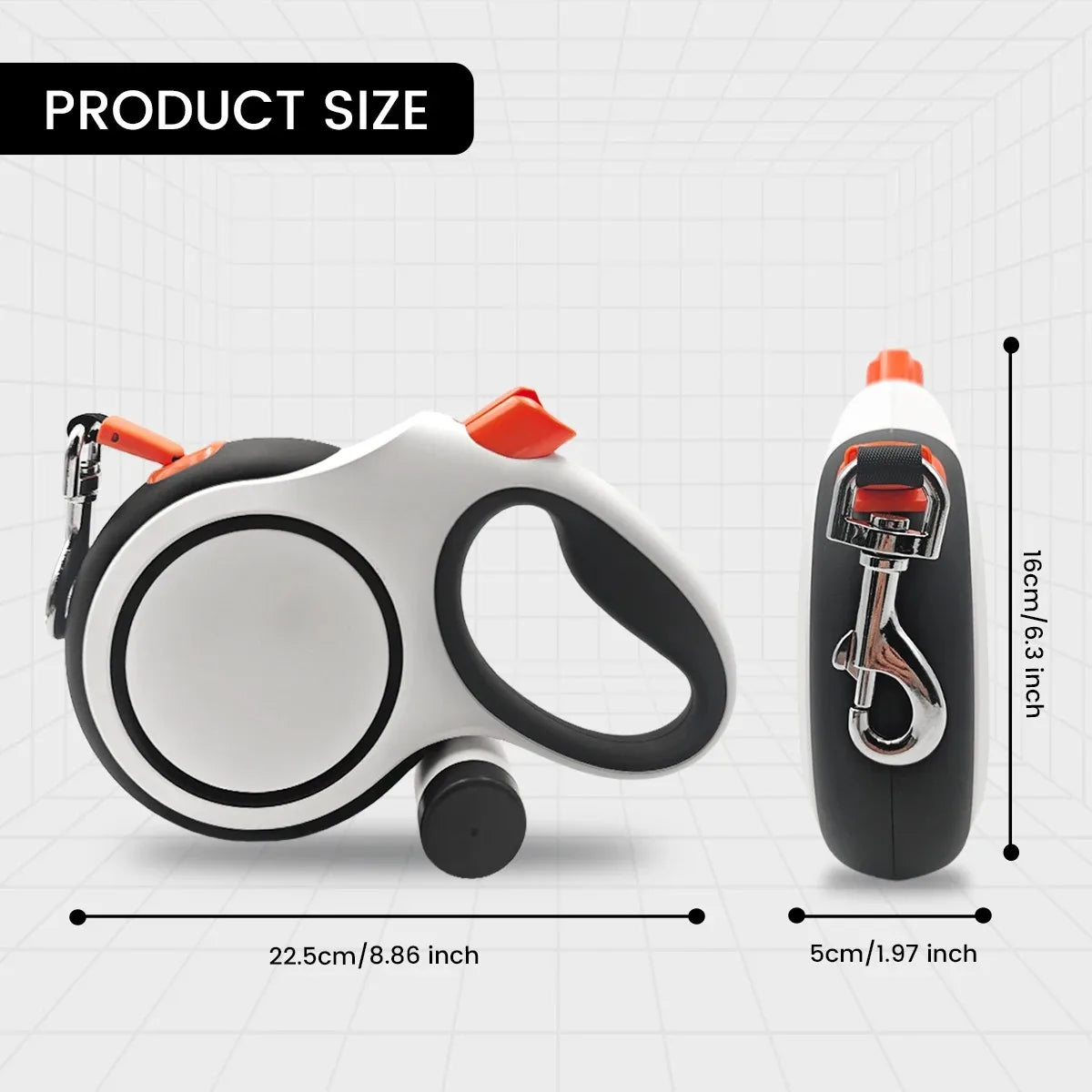 Retractable Dog Leash - 5m or 8m Tangle-Free Walking Lead - photo 2