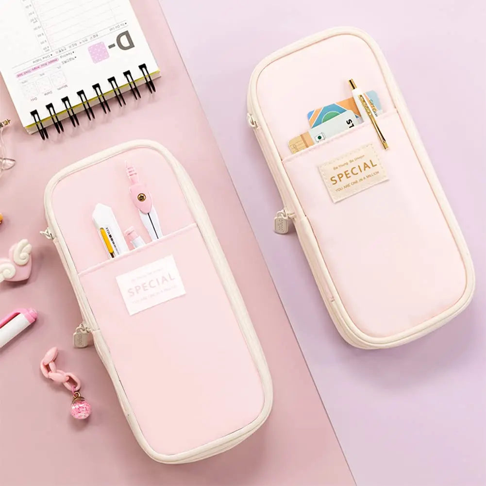 Kawaii Pencil Cases Large Capacity Pencil Bag Pouch Holder Box for Girls Office Students Organizer School Stationery Supplies
