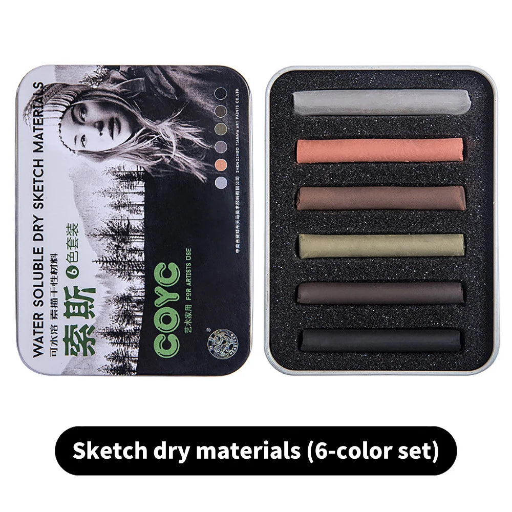 Sketch Toner Dry Wet Sketching Graphite Scribble Charcoal Powder Carbon Powder Blendable Finest Pigment Soft Artists Pastels