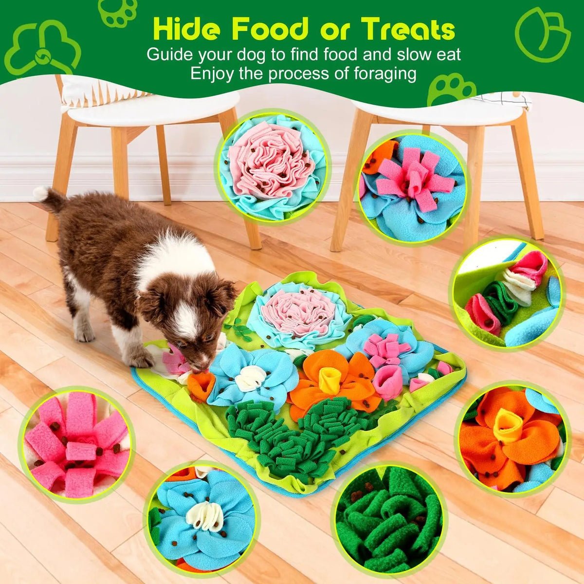 Garden Flower Snuffle Mat - Dog Foraging Toy