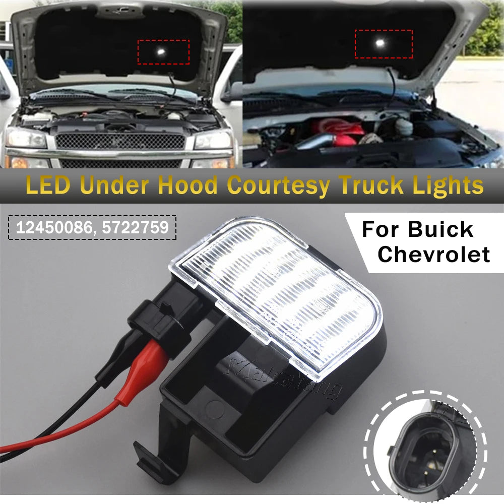 LED Under-Hood Courtesy Light — Chevrolet Silverado, Express & GMC Savana / Buick