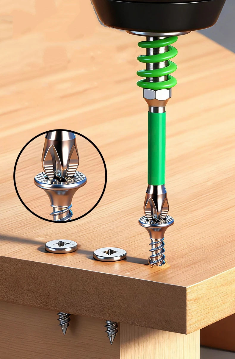 Spring Screwdriver Bits Magnetic PH2 Driver Screw Anti-slip 60/90/110mm 1/4'' Hex Shank Drill Head Electric Repair Tool