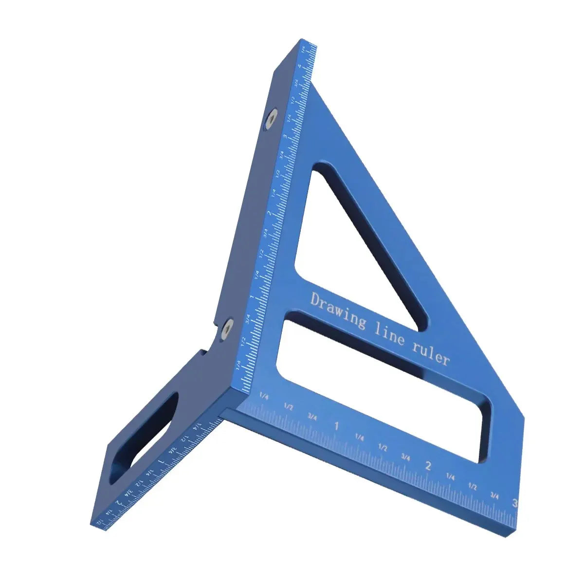 Carpenter Square -Woodworking Square Protractor Aluminum/Plastic Ruler 3D Multi Angle 45/90 Degree Layout Measuring Ruler