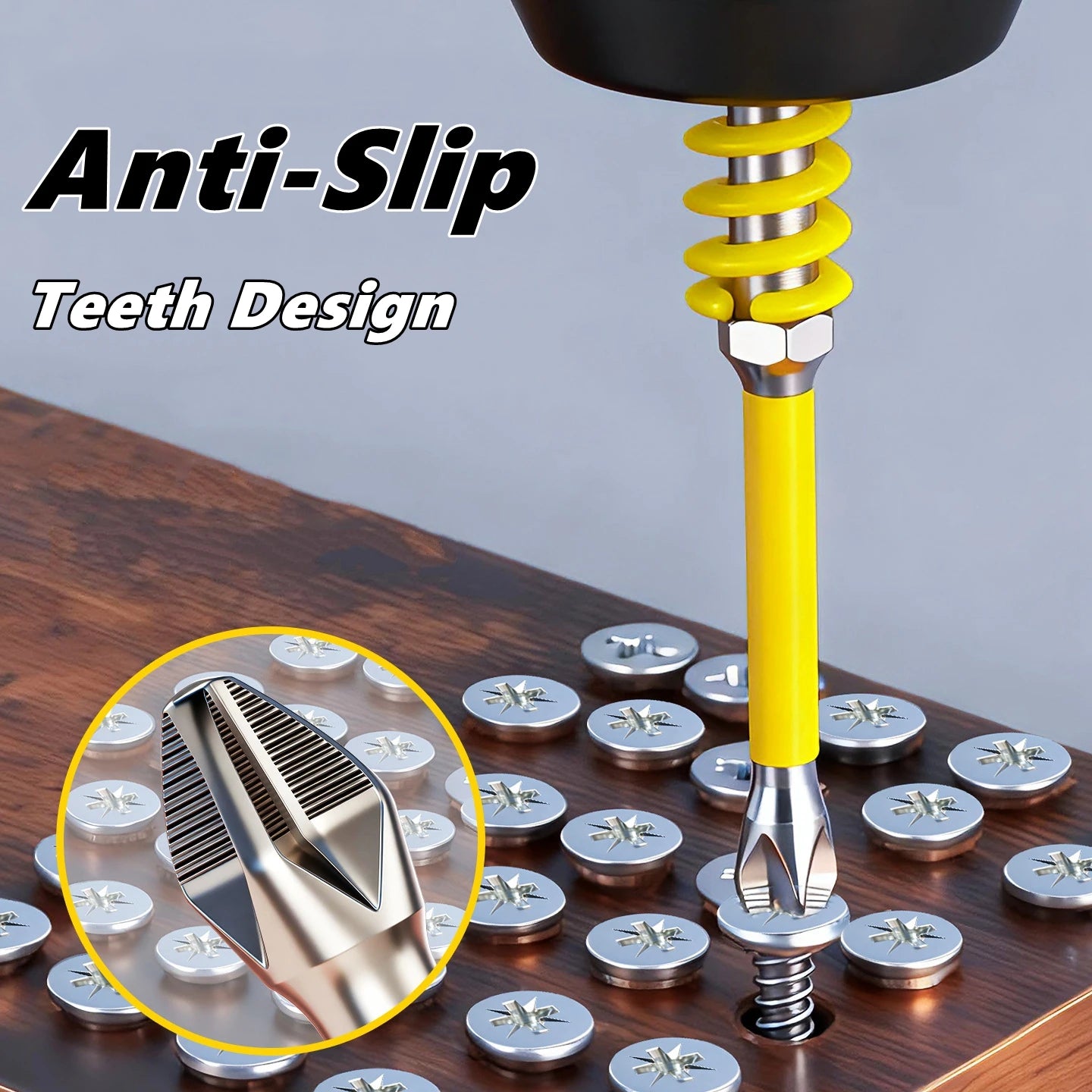 Spring Screwdriver Bits Magnetic PH2 Driver Screw Anti-slip 60/90/110mm 1/4'' Hex Shank Drill Head Electric Repair Tool