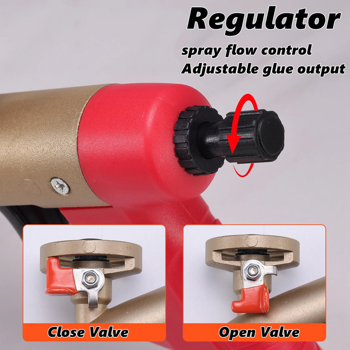 Professional Foam Spray Gun Metal Polyurethane Trigger Sprayer Pump Sealant Tool House Renovation Pressure Washer Manual Tool