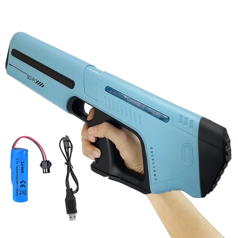 Electric Water Gun for Adults — Automatic Squirt Summer Blaster