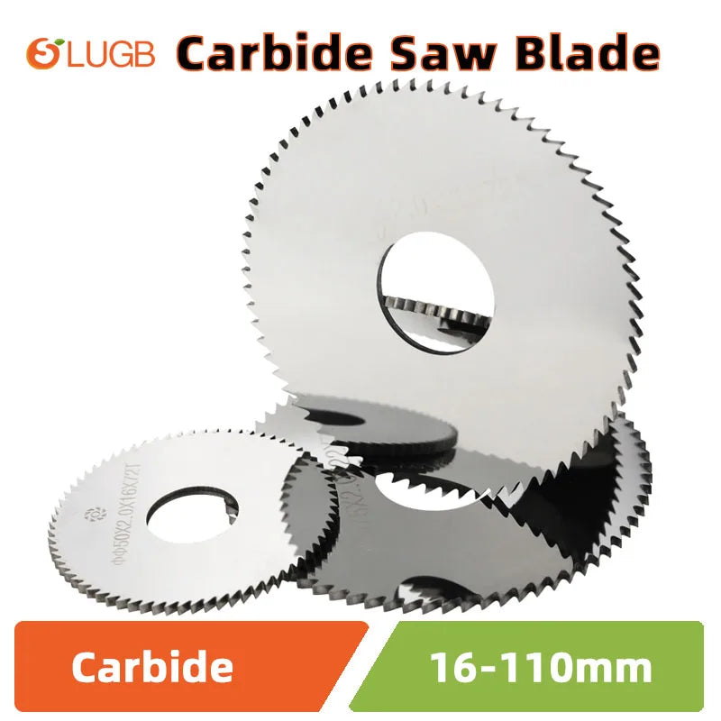 Solid tungsten carbide saw blade milling cutter