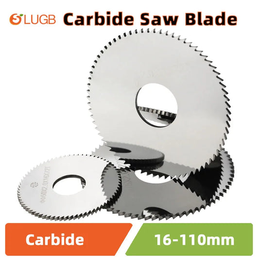Solid tungsten carbide saw blade milling cutter