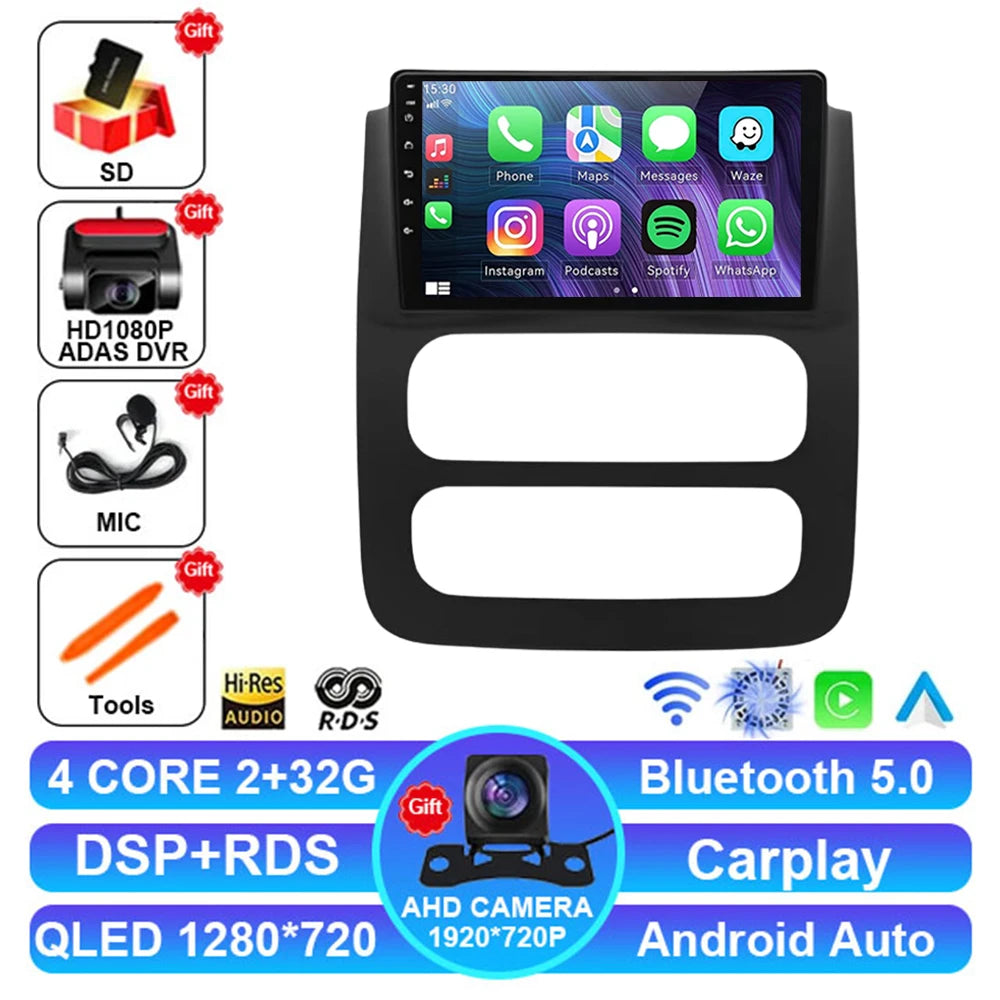 Android 15 Car Radio for 2002-2005 Dodge RAM - CarPlay & GPS