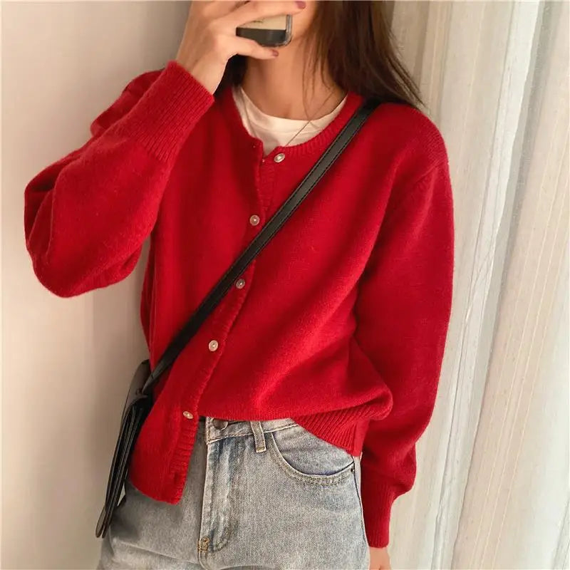 Women's knit cardigan - view 7