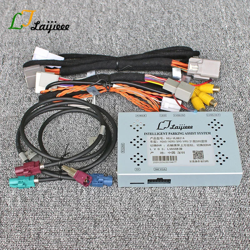 Volvo XC40 2026-2026 HD Night Vision Rear Backup Camera & Video Decoding Interface Kit – Plug & Play OEM Screen
