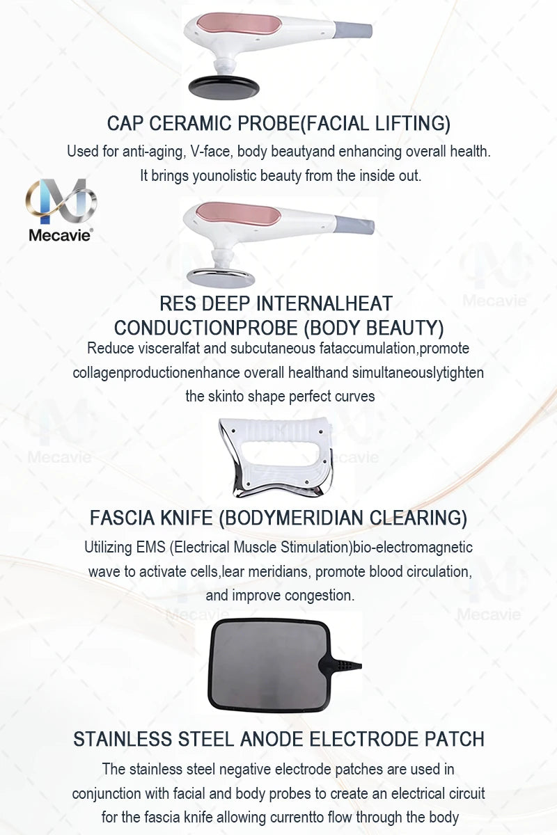 448KHz RF Slimming Machine 500W High Power Body Contouring Cellulite Reduction Skin Tightening Facial Rejuvenation
