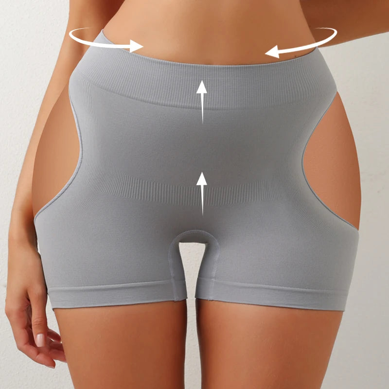 Women Hip Enhancer Body Shaper Shorts Show Buttocks Butt Lifter Underwear Tummy Control Shapewear Brief Belly Slimming Panties