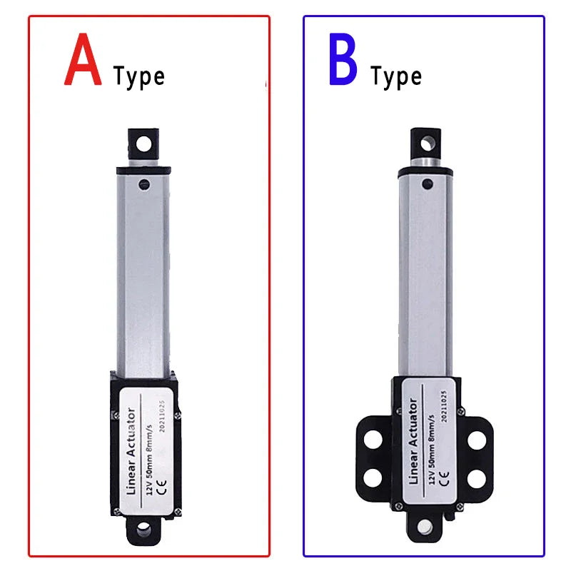 100mm DC12V Mirco Electric Linear Actuator with Brackets 30N/60N/100N/150N Motor Controller Mini Eectric Push Rod Putter
